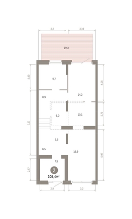 
  Продается 2-комн. квартира 105.43 м², в ЖК Кварталы Драверта, дом 3. Фото 1.