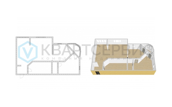 
  Продается 3-комн. квартира 89 м². Фото 46.