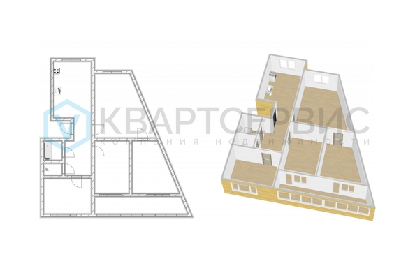 
  Продается 4-комн. квартира 71.8 м². Фото 25.