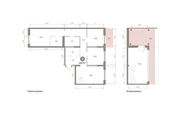 
  Продается 3-комн. квартира 129.72 м², в ЖК Кварталы Драверта, дом 3. Фото 1.