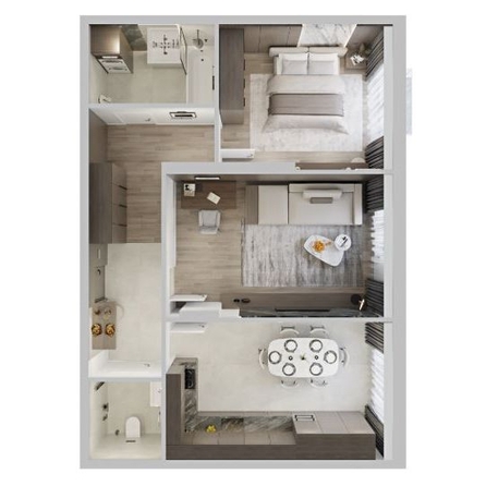 
  Продается 2-комн. квартира 66.2 м², в ЖК Северное Сияние Премиум. Фото 3.