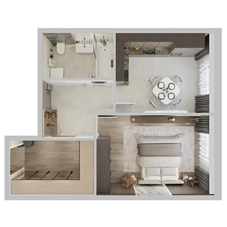 
  Продается 1-комн. квартира 46.5 м², в ЖК Северное Сияние Премиум. Фото 3.