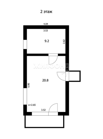 
   Продам дом, 247.9 м², Томск

. Фото 19.