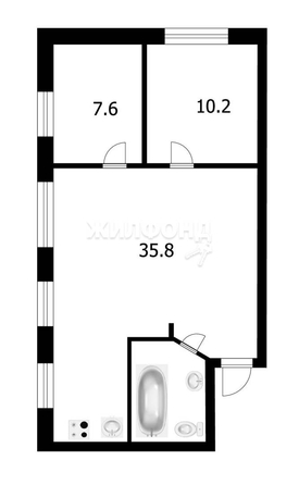 
   Продам 3-комнатную, 58.6 м², Некрасова ул, 2

. Фото 18.