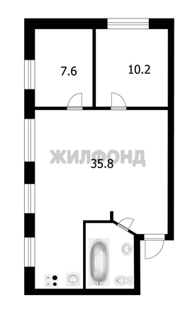 
   Продам 3-комнатную, 58.6 м², Некрасова ул, 2

. Фото 18.