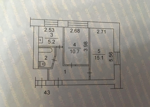 
  Продается 2-комн. квартира, 41.9 м², Иркутский тракт, д. 156
. Фото 24.