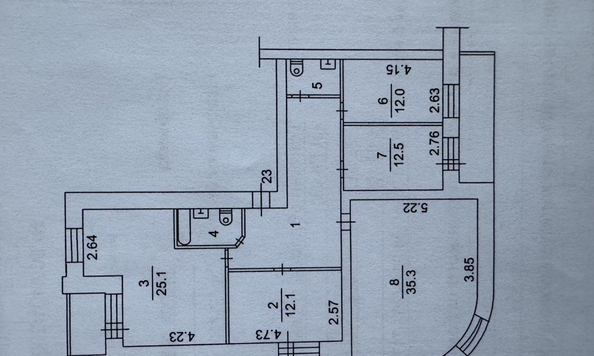
  Продается 4-комн. квартира, 125 м², Водяная ул, д. 45
. Фото 1.