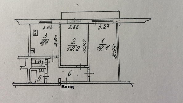 
  Продается 2-комн. квартира, 53.4 м², Обручева ул, д. 14
. Фото 20.