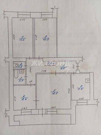 
   Продам 4-комнатную, 72.1 м², Коммунистический пр-кт, 133

. Фото 1.