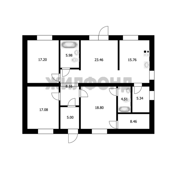 
   Продам дом, 124 м², Слобода Вольная

. Фото 10.