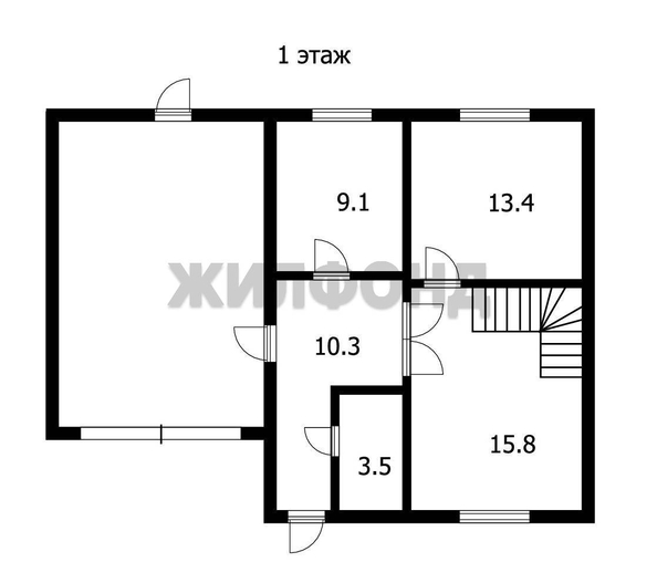 
   Продам дом, 86.4 м², Томск

. Фото 12.