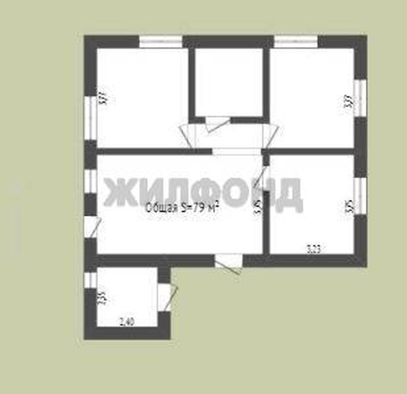 
   Продам дом, 79 м², Томск

. Фото 12.