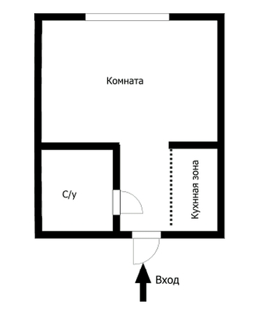 
   Продам 1-комнатную, 18.1 м², Угрюмова Александра ул, 1/1

. Фото 7.