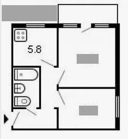 
   Продам 2-комнатную, 36.4 м², Карла Ильмера ул, 9

. Фото 9.