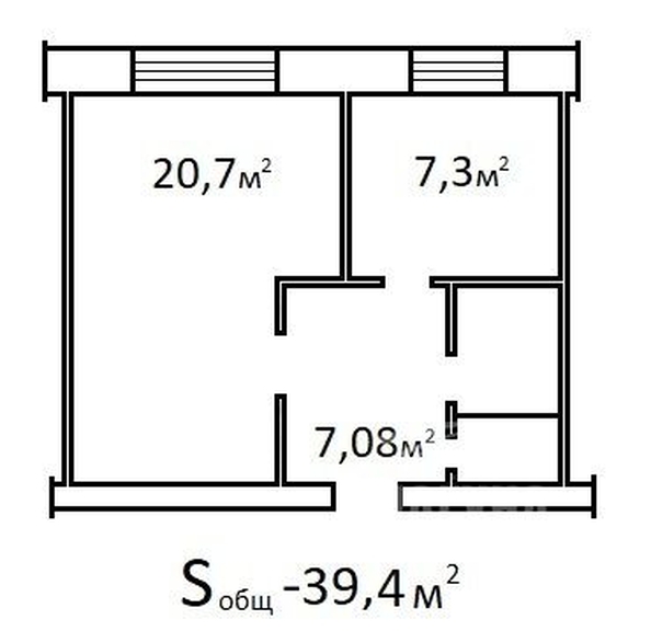 
   Продам 1-комнатную, 39 м², 79 Гвардейской Дивизии ул, 17

. Фото 9.