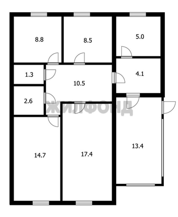 
   Продам дом, 73 м², Богашево

. Фото 12.