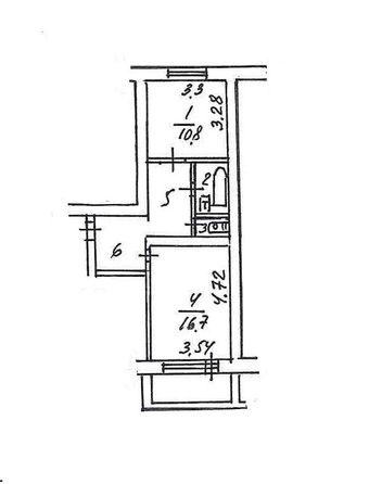 
   Продам 1-комнатную, 40 м², Ленина пр-кт, 243/2

. Фото 4.