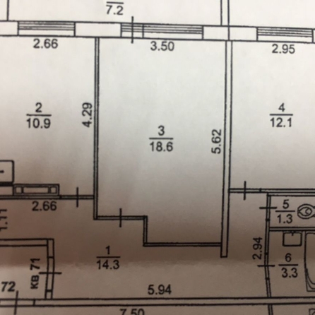 
  Продается 2-комн. квартира, 60.5 м², Королёва ул, д. 10
. Фото 1.