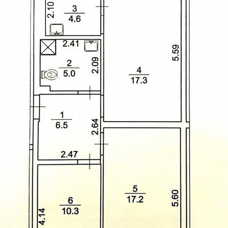
  Продается 3-комн. квартира, 60.9 м², Смирнова ул, д. 40/2
. Фото 31.