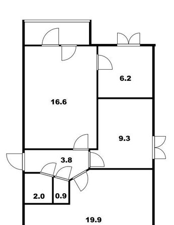 
  Продается 3-комн. квартира, 59 м², 79 Гвардейской Дивизии ул, д. 22
. Фото 3.