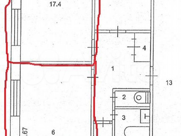
  Продается комната, 34.9 м², Ивана Черных ул, д. 95
. Фото 9.