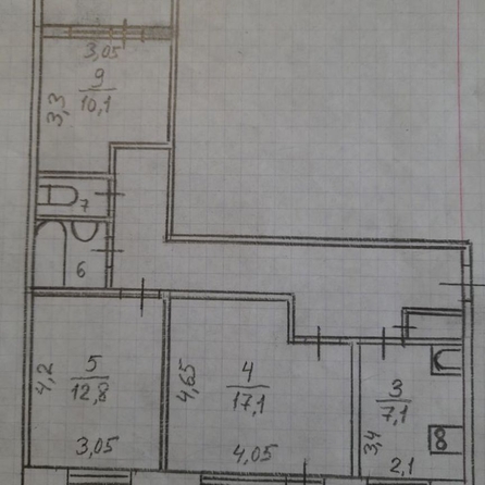 
  Продается 3-комн. квартира, 65.2 м², Салтыкова-Щедрина ул, д. 48
. Фото 13.