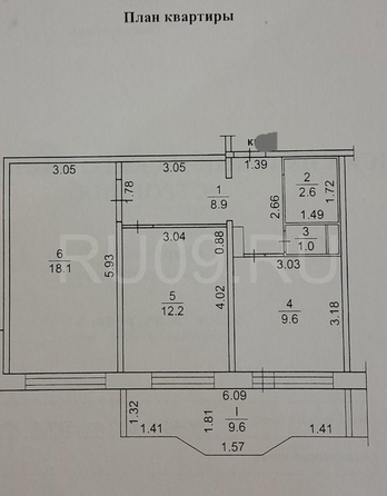 
  Продается 2-комн. квартира, 52.4 м², Мичурина ул, д. 5
. Фото 1.