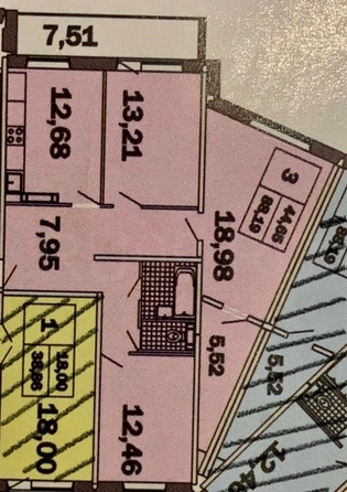 
   Продам 4-комнатную, 84.4 м², Андрея Крячкова ул, 17

. Фото 1.