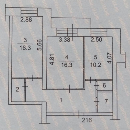 
   Продам 2-комнатную, 62.1 м², Никитина ул, 56

. Фото 20.