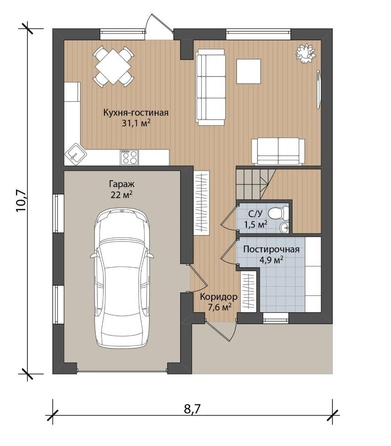 
   Продам дом, 155 м², Зональная Станция

. Фото 2.