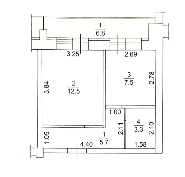 
   Продам 1-комнатную, 29 м², Льва Толстого ул, 38г

. Фото 18.