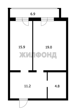 
   Продам 1-комнатную, 51 м², Фрунзе пр-кт, 18

. Фото 1.