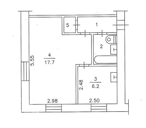 
  Продается 1-комн. квартира, 30.2 м², Кулагина ул, д. 9
. Фото 2.