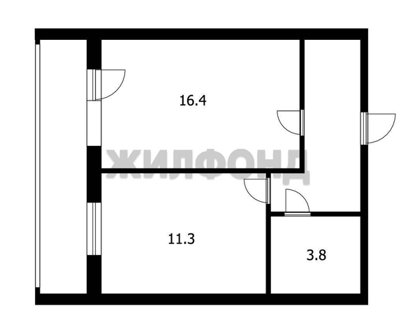 
  Продается 1-комн. квартира, 37.5 м², Зеленая ул, д. 29
. Фото 18.
