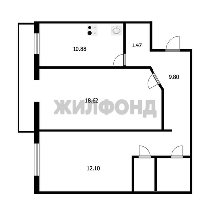 
  Продается 2-комн. квартира, 64 м², Нефтяная ул, д. 5
. Фото 6.