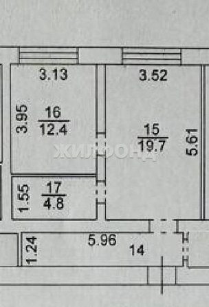 
  Продается 2-комн. квартира, 44.3 м², Школьная ул, д. 11
. Фото 6.