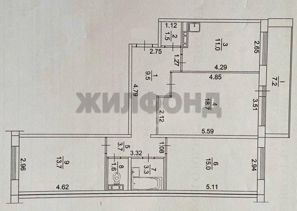 
  Продается 3-комн. квартира, 85 м², Нефтяная ул, д. 11
. Фото 10.