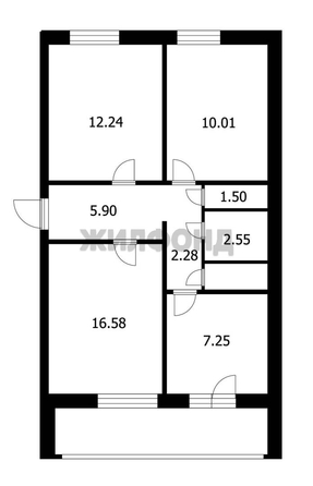 
  Продается 3-комн. квартира, 60.4 м², Ленина ул, д. 4
. Фото 15.