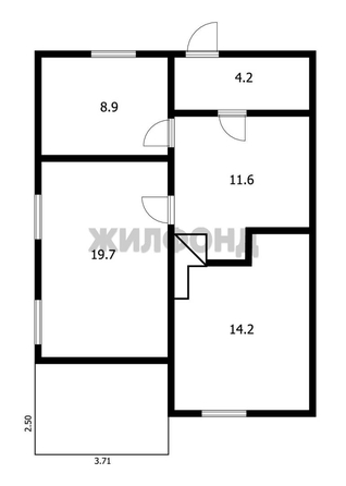 
  Продается дом, 58.6 м², деревня Зайцево
. Фото 11.