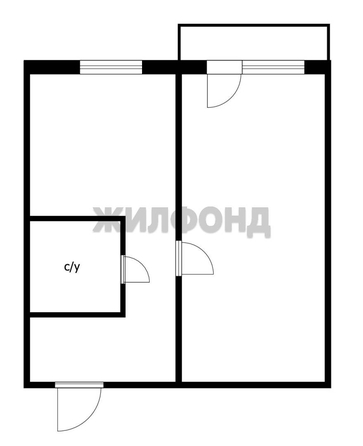 
  Продается 1-комн. квартира 36 м². Фото 15.