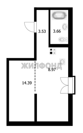 
  Продается 1-комн. квартира 34.31 м², в ЖК Barbaris, дом 28. Фото 9.
