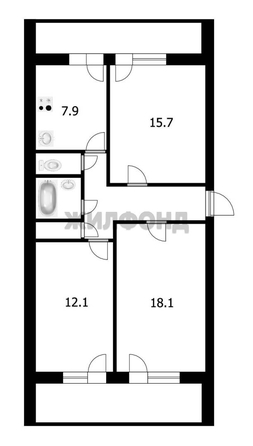 
  Продается 3-комн. квартира 67 м². Фото 2.