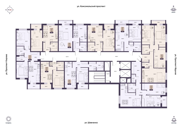 
  Продается 3-комн. квартира 71.81 м², в ЖК Парапарк, 2 очередь, дом 1. Фото 2.
