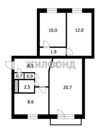 
  Продается 3-комн. квартира 65.6 м². Фото 12.