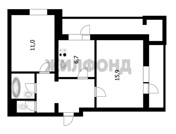 
  Продается 2-комн. квартира 50 м². Фото 18.