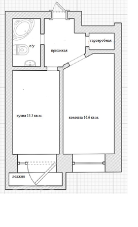 
  Продается 1-комн. квартира 42.7 м². Фото 15.