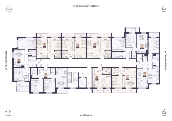 
  Продается 2-комн. квартира 51.5 м², в ЖК Парапарк, 2 очередь, дом 1. Фото 21.