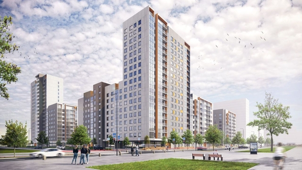 
  Продается 2-комн. квартира 43.72 м², в ЖК Парапарк, 2 очередь, дом 1. Фото 1.