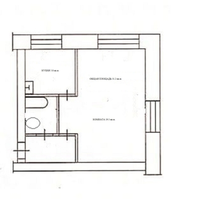 
  Продается 1-комн. квартира 31.2 м². Фото 6.