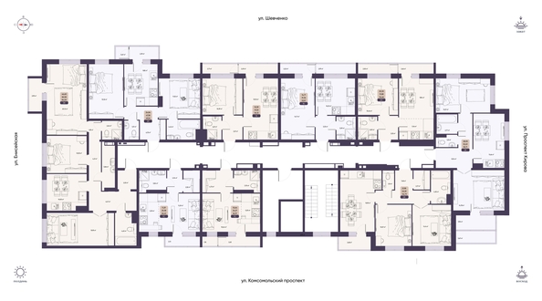 
  Продается 2-комн. квартира 54.73 м², в ЖК Парапарк, 2 очередь, дом 1. Фото 20.